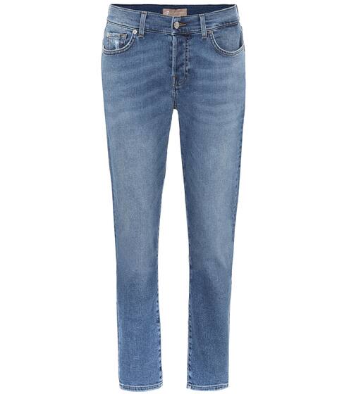 Asher mid-rise cropped jeans | 7 For All Mankind