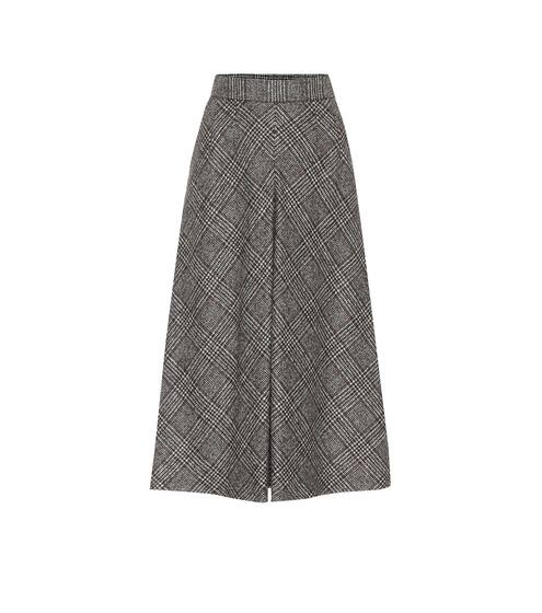 Karierter Midirock mit Wollanteil | Dolce & Gabbana