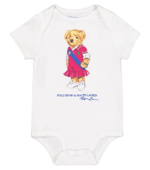 Baby Polo Bear cotton bodysuit | Polo Ralph Lauren Kids