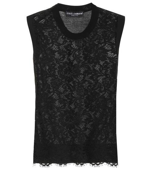 Lace tank top | Dolce & Gabbana