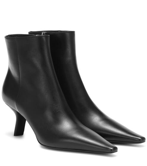 Leather ankle boots | Prada