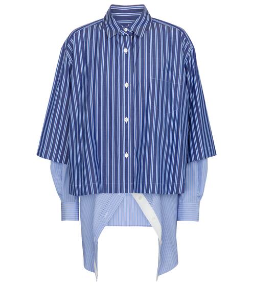 Striped cotton shirt | Sacai