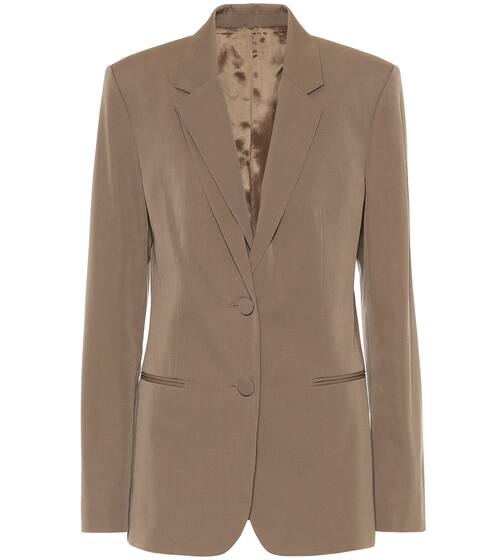 Double-lapel wool blazer | Helmut Lang