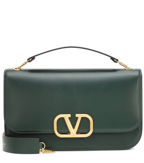 Valentino Garavani VLOCK Medium leather shoulder bag | Valentino
