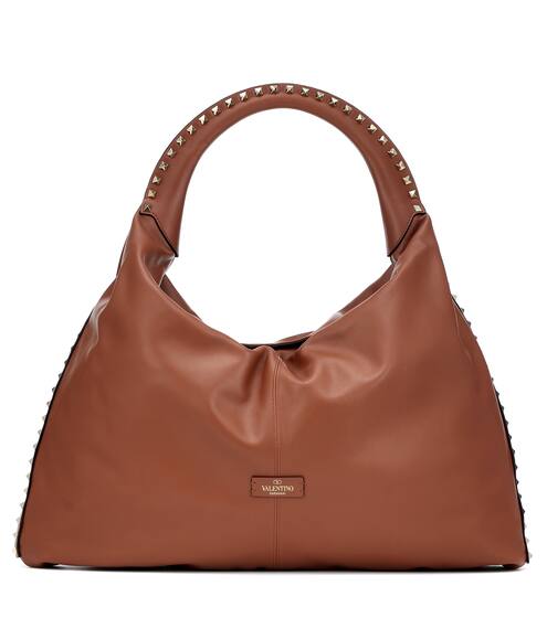 حقيبة لليد من الجلد Valentino Garavani Rockstud Large | Valentino / Garavani