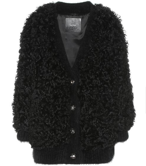 Shearling jacket | Miu Miu