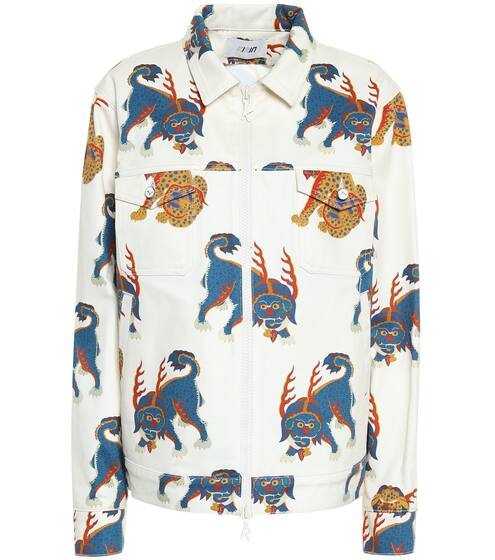 Printed denim jacket | Kirin