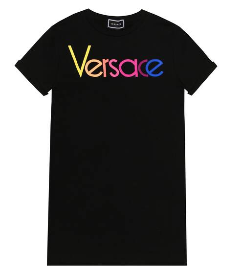 Logo cotton T-shirt | Versace Kids