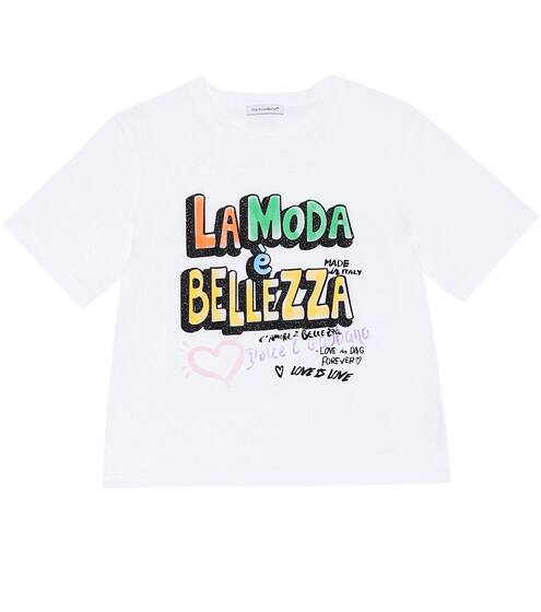 Printed cotton T-shirt | Dolce & Gabbana Kids