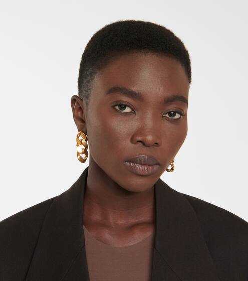 Single chain earring | Oscar de la Renta