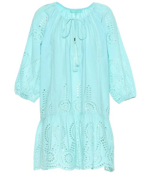 Ashley embroidered cotton cover-up | Melissa Odabash