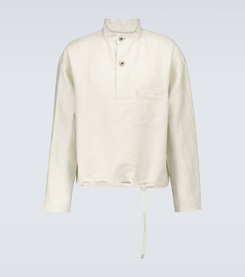 Smock linen-blend shirt | Lemaire