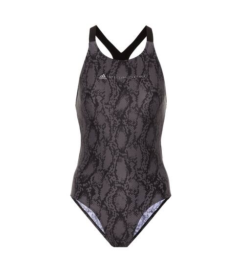 ثوب سباحة بطبعات جلد الثعبان | Adidas by Stella McCartney