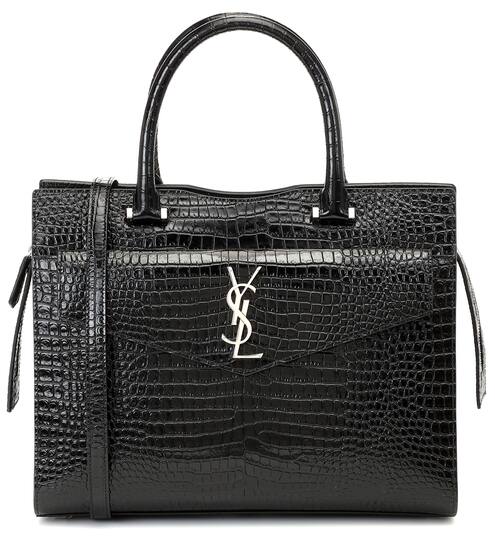 Uptown Medium leather tote | Saint Laurent