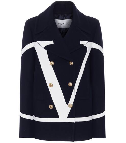 VLOGO wool coat | Valentino