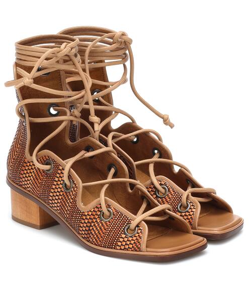 Maia faux-leather gladiator sandals | Stella McCartney