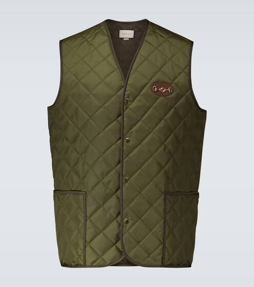 Gilet rembourré Horsebit | Gucci