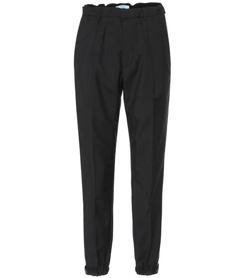 Pantaloni in lana e mohair | Prada