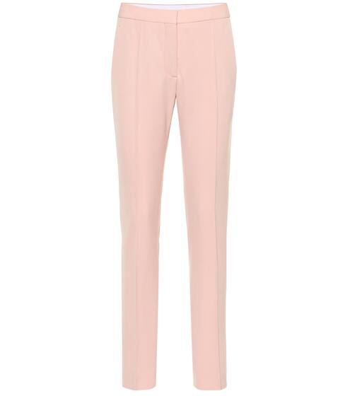 Mid-rise wool slim pants | Stella McCartney