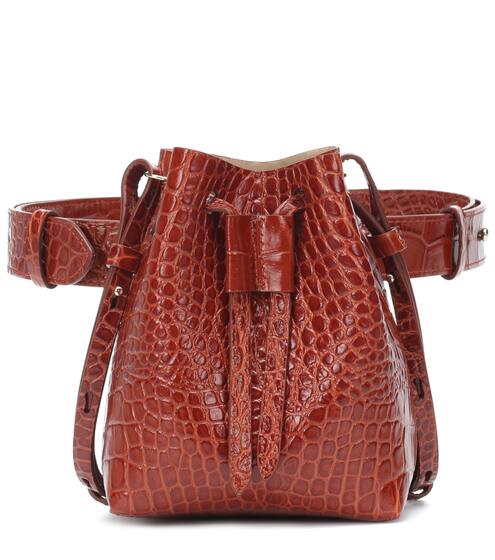 حقيبة دلو من الجلد الصناعي النباتي Minee | Nanushka