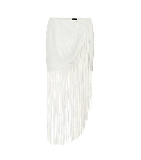 London fringed leather skirt | Magda Butrym
