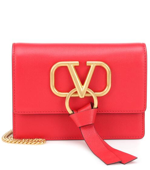 Valentino Garavani VRING Small leather shoulder bag | Valentino