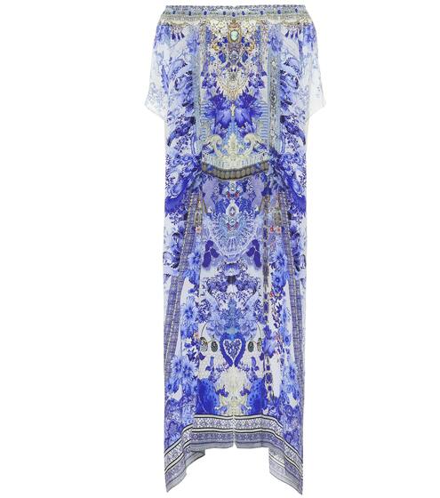 Embellished silk kaftan | Camilla