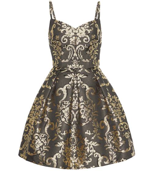 Metallic brocade minidress | Dolce & Gabbana