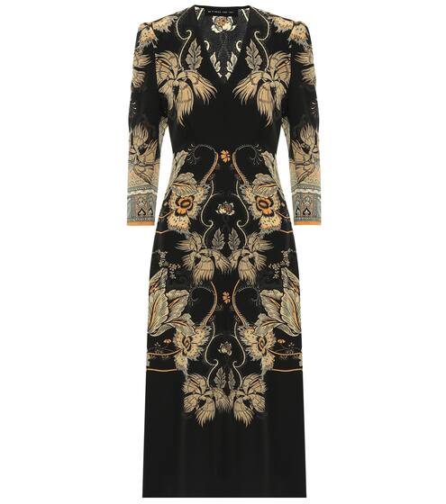 Printed silk midi dress | Etro