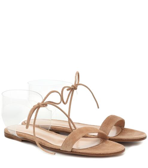 Estelle PVC and suede sandals | Gianvito Rossi