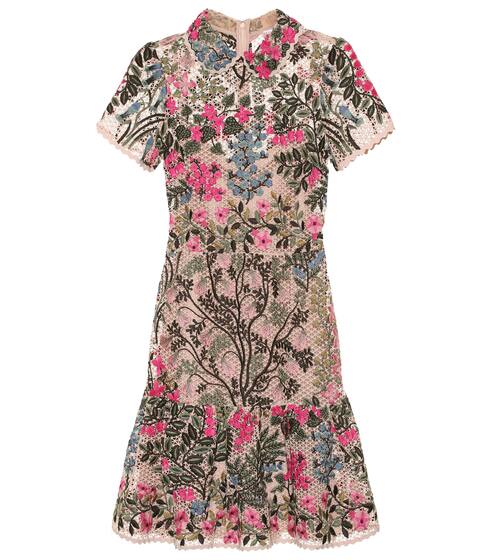 Embroidered broderie anglaise minidress | REDValentino