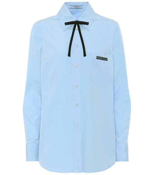 Cotton-poplin shirt | Prada