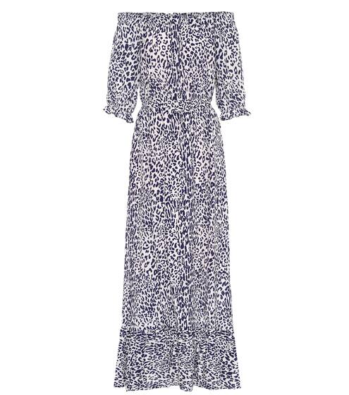 حصرياً لدى Mytheresa - فستان طويل بطبعات Abril | Baum und Pferdgarten