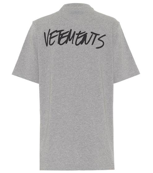 Logo cotton T-shirt | Vetements