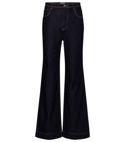 High-Rise Jeans Theo mit weitem Bein | Ulla Johnson