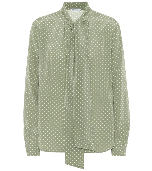 Bali polka-dot silk shirt | Max Mara