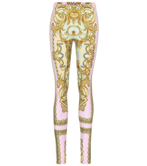 حصرياً لدى Mytheresa – بنطلون طماق بطبعات | Versace