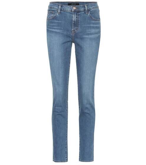 Ruby cropped high-rise jeans | J Brand