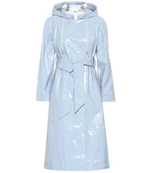 معطف ترينش مطلي من القطن المخلوط | AlexaChung