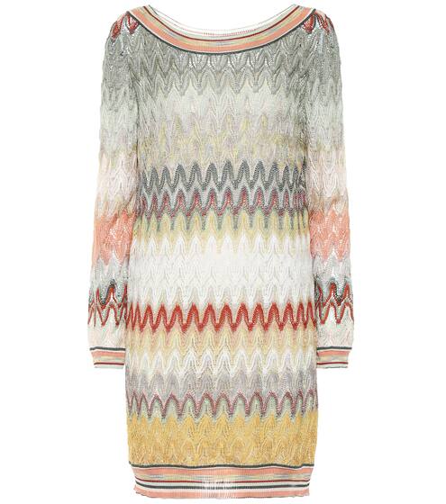 Striped stretch-silk minidress | Missoni