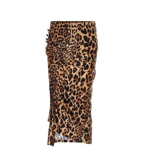 Leopard-print stretch-jersey dress | Paco Rabanne