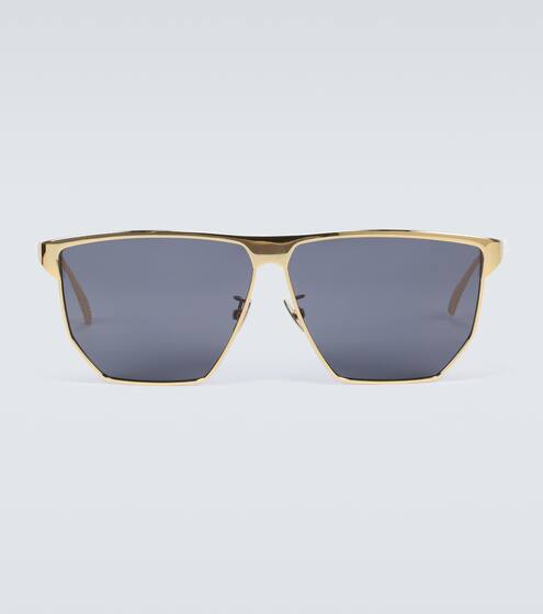 Metal-frame sunglasses | Bottega Veneta