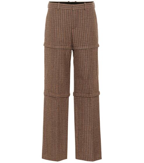 Karierte Wollhose | Balenciaga