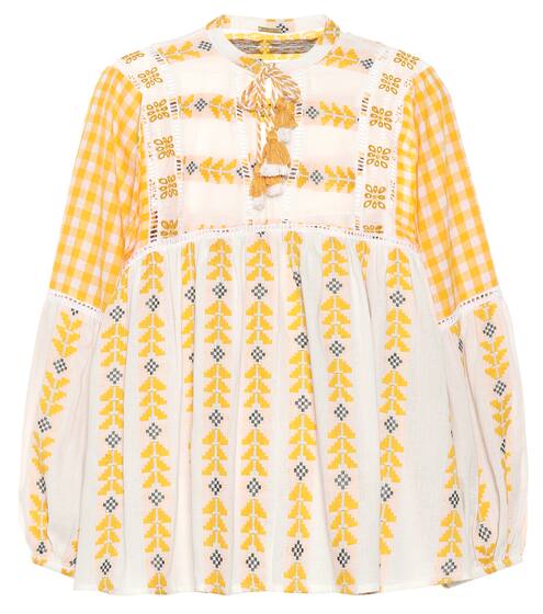 Embroidered cotton shirt | Dodo Bar Or