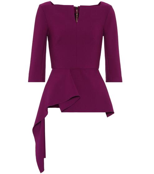 Exclusive to Mytheresa – Siskin crêpe top | Roland Mouret