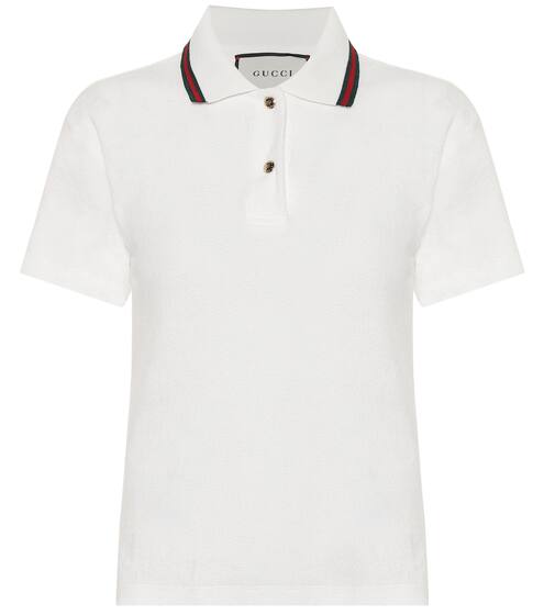 Polohemd aus Baumwoll-Chenille | Gucci