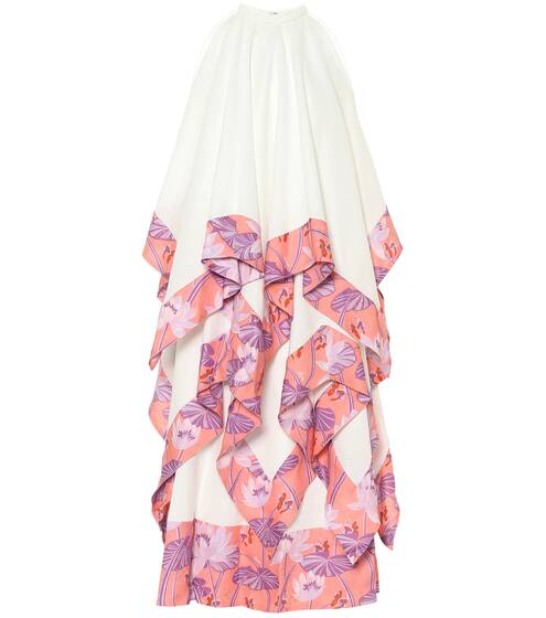 Paula's Ibiza linen and cotton maxi dress | Loewe