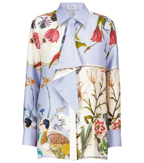 Printed silk shirt | Salvatore Ferragamo
