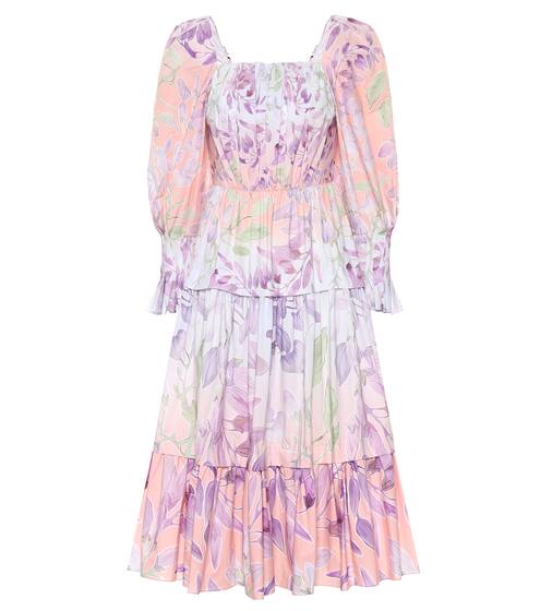 Abito a stampa floreale in cotone | Peter Pilotto