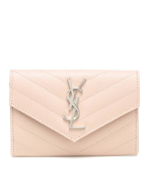 Monogram Small leather wallet | Saint Laurent